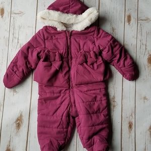 Baby girl Snowsuit Bunting Suit